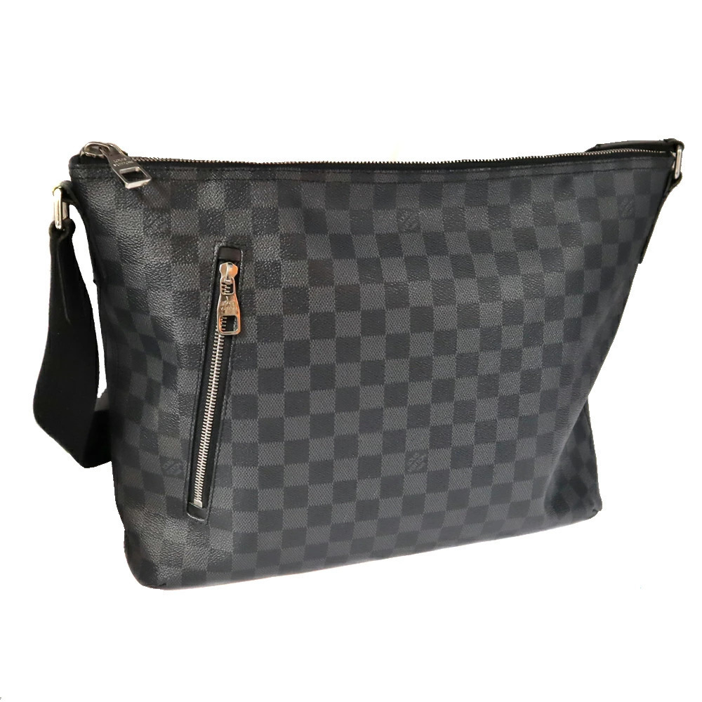 LOUIS VUITTON Mick Damier Graphite Black Gray Shoulder Bag Crossbody Business